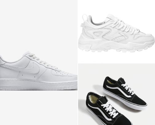 Men Shoes ( Lifestyle, Running, Football, Basketball, Etc.) cover photo collage