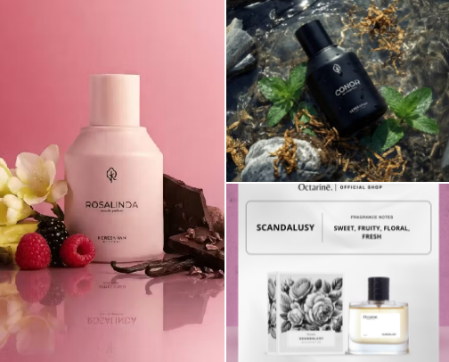 how to smell  all day and note break the bank. cover photo collage