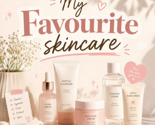 My Favourite Skincare for Age 30+ cover photo collage