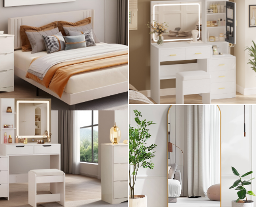 Aesthetic & Minimalist Home decor essentials cover photo collage
