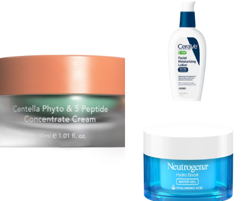 Favorite skin care products for someone with Oily, Acne Prone Skin (Non stripping, Lightweight, Occlusive, Hydrating, No Irritation) cover photo collage