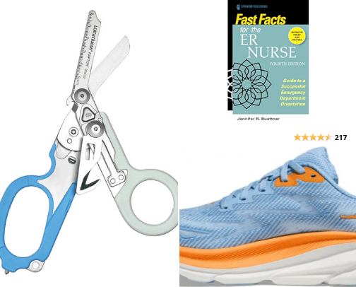 ER nurse essentials cover photo collage