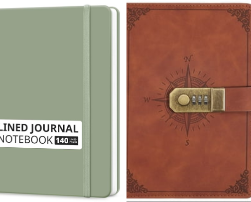 Journals/sticker notebooks/stationery cover photo collage