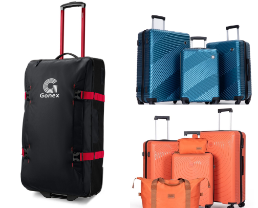 Stress-free Luggage for stylish travel cover photo collage