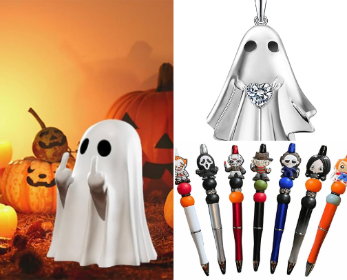 Spooky Items for the goth girlies 🖤👻💀⚰️ cover photo collage