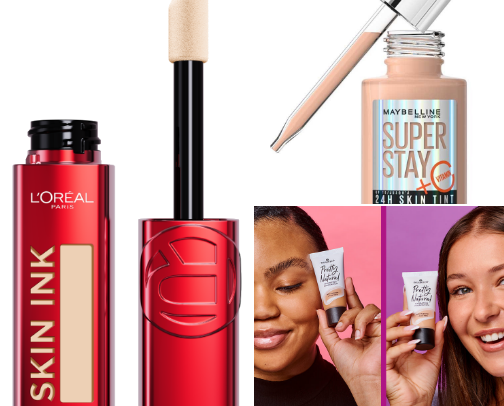 drugstore makeup💄 cover photo collage