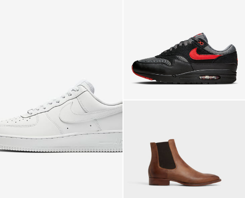 Best shoes for men right now cover photo collage