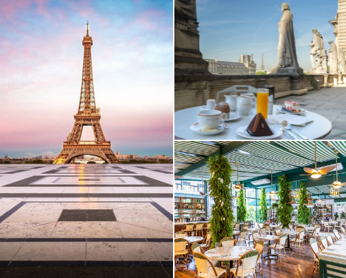 Unforgettable Paris: Landmarks, Cafés & Secret Spots✨ cover photo collage