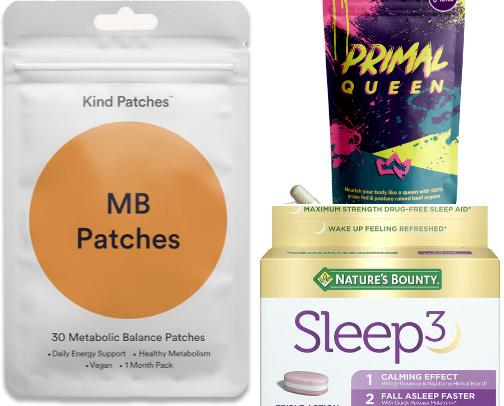 Supplements/ health/ wellness cover photo collage