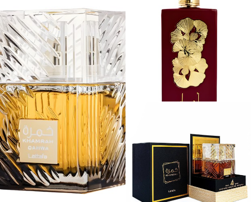Fragrance/perfumes cover photo collage