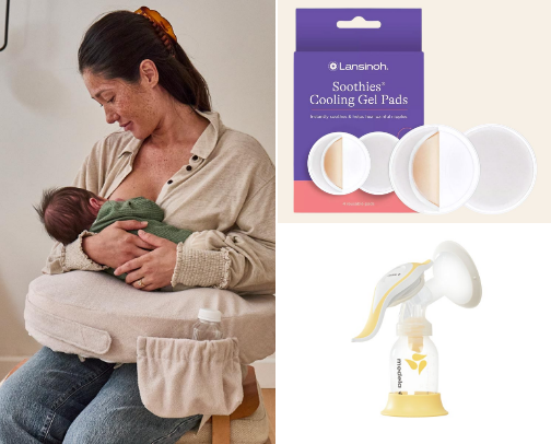 Breastfeeding Must-Haves for New Moms cover photo collage