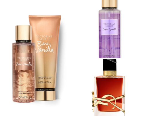 Perfumes, lotions, body mists🤍 cover photo collage