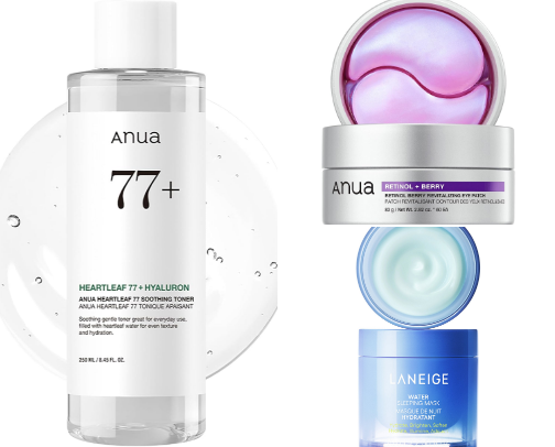 Korean Skincare Favorites ✨. cover photo collage
