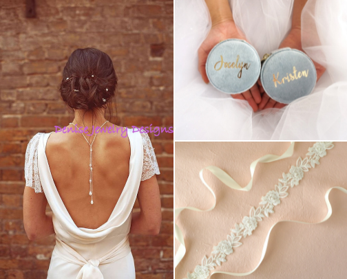 Wedding day style cover photo collage