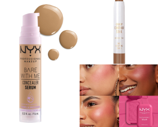 girl world of make-up cover photo collage