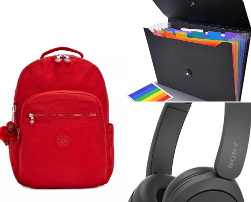 college necessities cover photo collage
