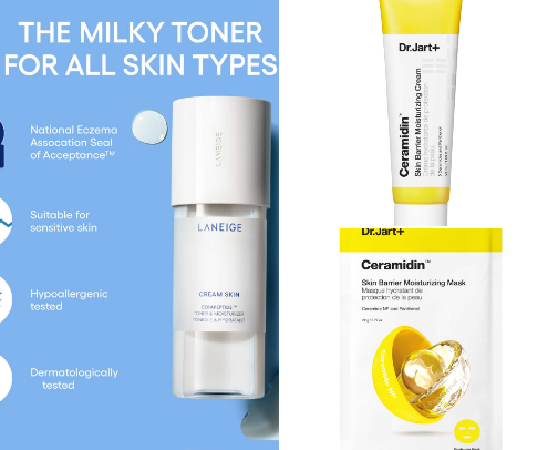 Skincare Obsessed cover photo collage