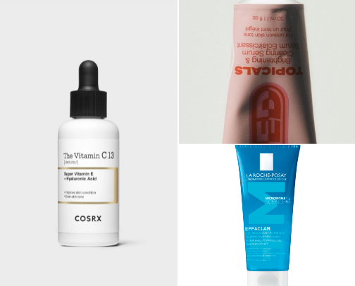 Skin care cover photo collage