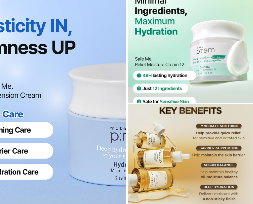 K-beauty for the extra sensitive skin people cover photo collage