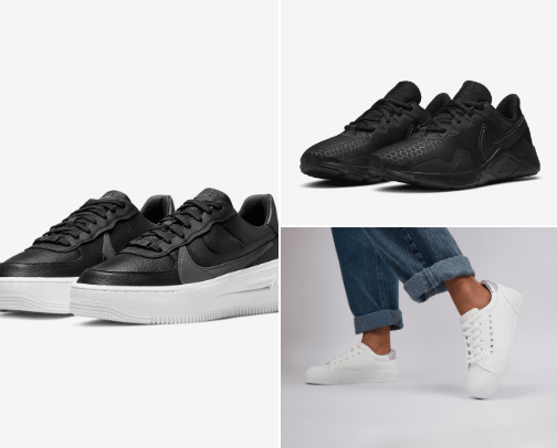 comfiest shoes cover photo collage