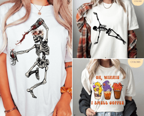 Halloween Shirts cover photo collage