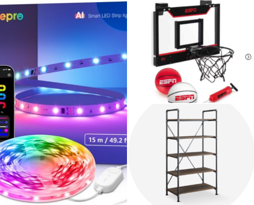 Teen boy room essentials cover photo collage