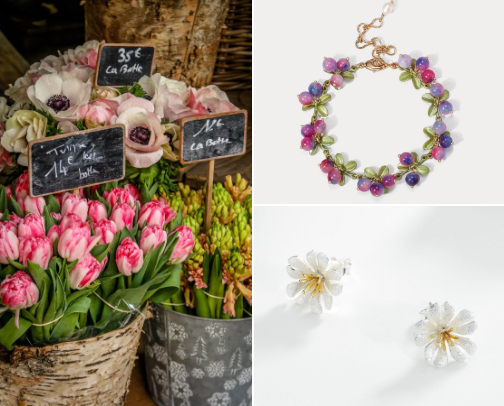 affordable spring jewellery cover photo collage