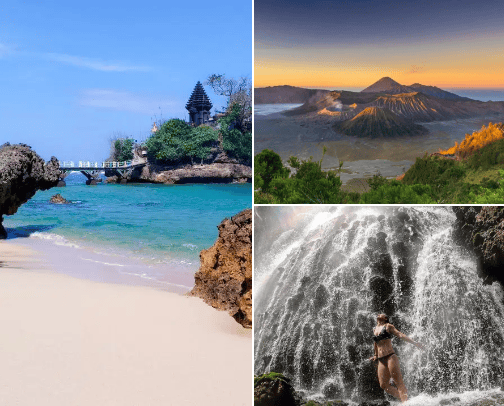 Exploring Malang: A Journey Through Nature, Culture, and Culinary Delights cover photo collage