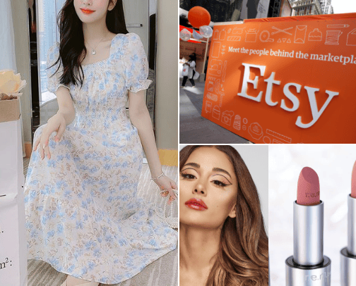 fashion + pretty stuff 🪽 cover photo collage