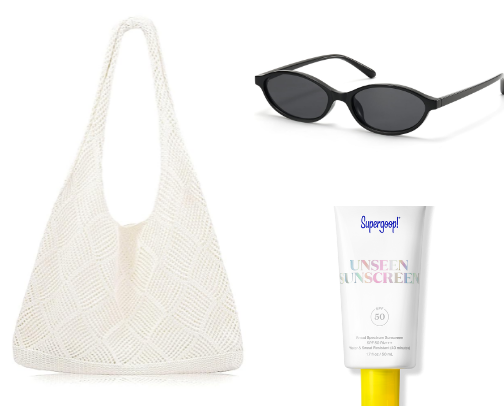 summer essentials ☀️🌞🌸 cover photo collage