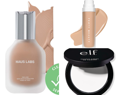 Acne Prone Skin Make up and Beauty cover photo collage