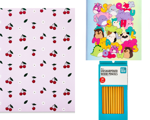 First grade school supplies cover photo collage