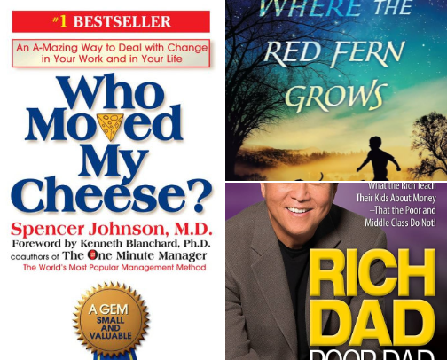 My favorite book recs cover photo collage