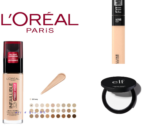 💖 FULL FACE OF MAKEUP (baddie on a budget edition) cover photo collage