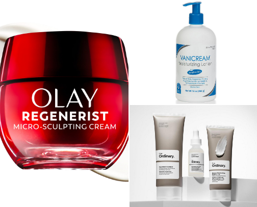 western skincare cover photo collage
