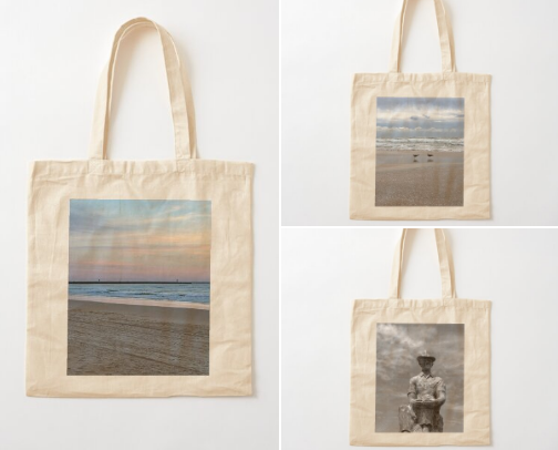 Travel Tote Bags cover photo collage