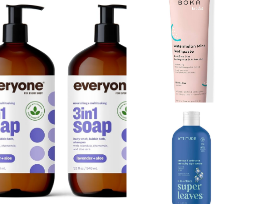 Kid Friendly CLEAN products cover photo collage