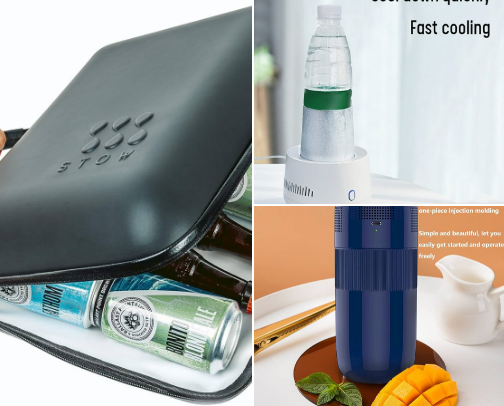 StowCo Portable Drink Cooler keeps your drinks cold for hours cover photo collage