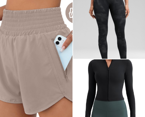Athletic gear cover photo collage