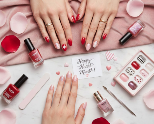Love is in the Air (and on your Nails!) 💅✨ cover photo collage