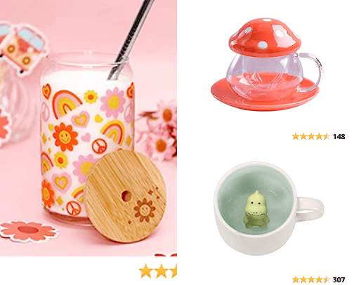 Cute cup/mug finds cover photo collage