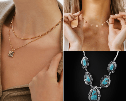 Classy Necklaces cover photo collage