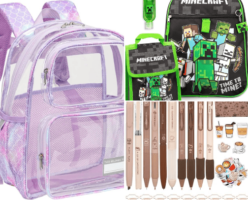 preparation for children's school cover photo collage