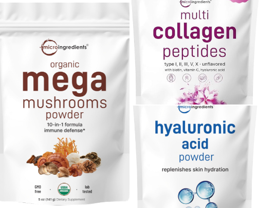 Micro ingredients cover photo collage