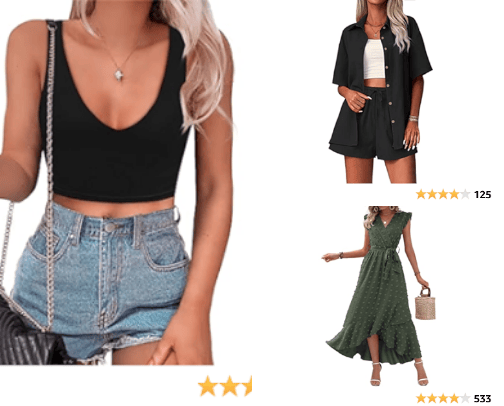 Hot looks for summer cover photo collage