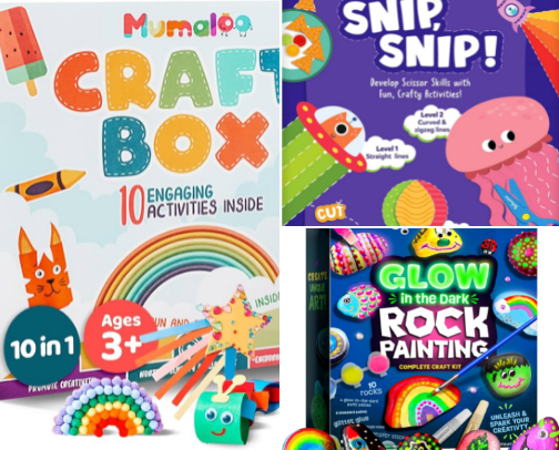 Art Supplies for Kids cover photo collage
