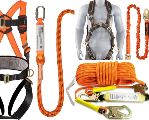 Full Body Safety Harness – Fall Protection for Height Work cover photo collage