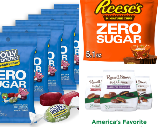 Sugar free treats cover photo collage