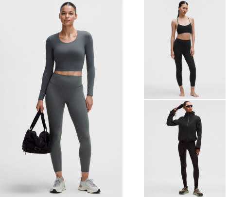 MUST HAVE woman's Lululemon essentials cover photo collage