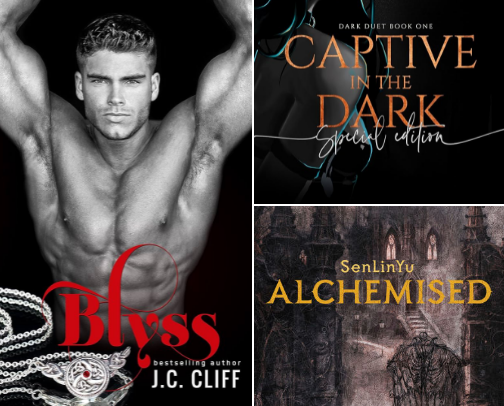 My favorite Dark Romance recs cover photo collage
